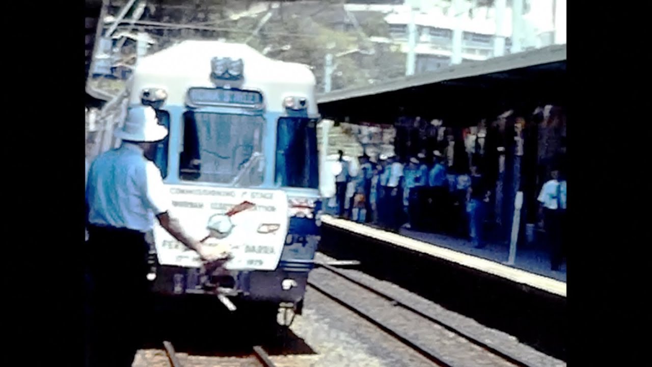 Brisbane Rail Electrification 1979 Opening day. Silent Movie