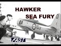 Hawker sea fury arrestor trials sea trials on illustrious 1949 and in full action