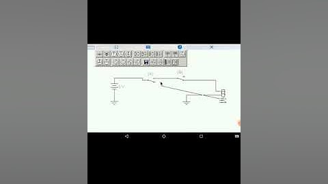 RS Flip Flop from Relay Logic (Electronic Workbench in Android)