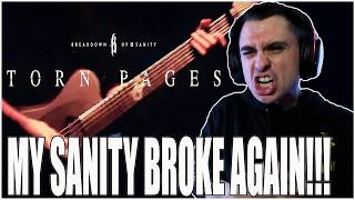 METALCORE MUSICIAN REACTS: Breakdown Of Sanity - Torn Pages (REACTION)