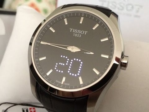 tissot couturier analog digital men's watch