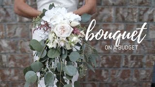 DIY WEDDING BOUQUET $20 Cascading Boho Bouquet!
