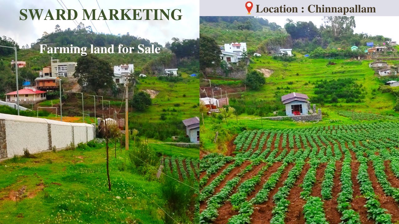 5.5 Cents of Farmland for Sale in Kodaikanal Chinnapallam Approved land YMCA ground E15