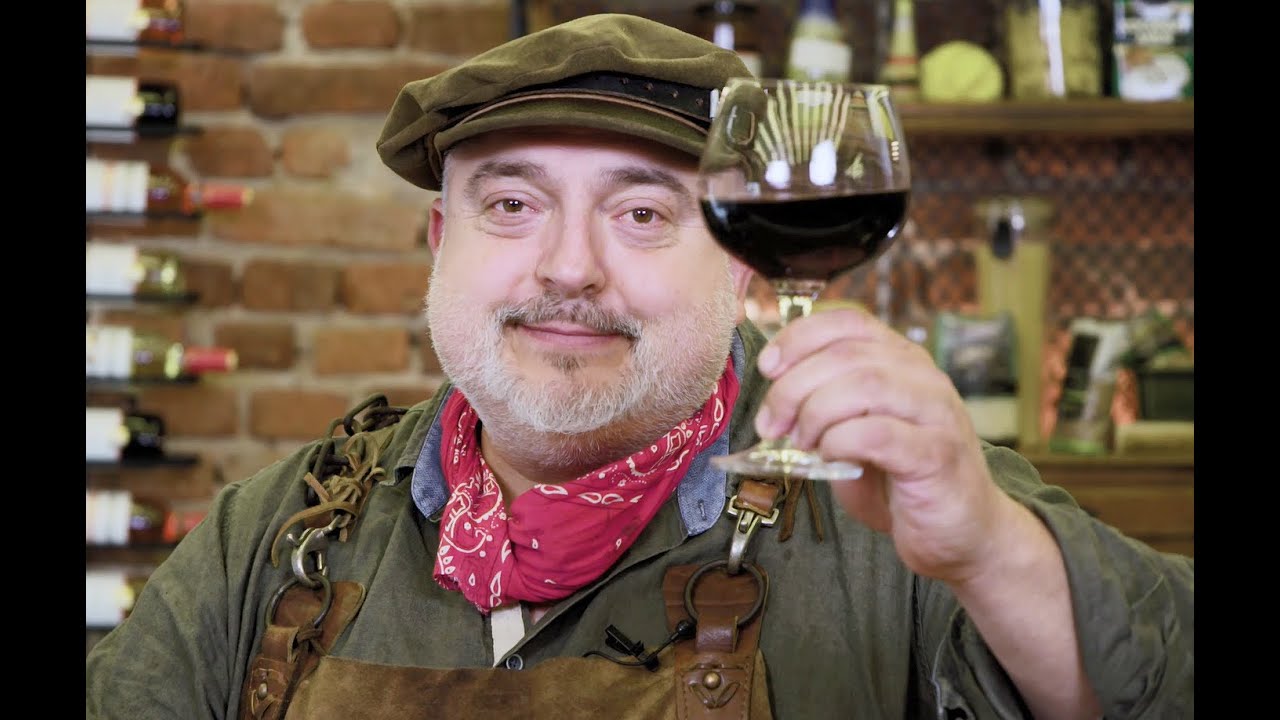 Свински шиш с печени зеленчуци