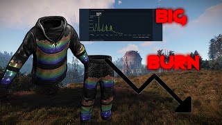 Rust Glister hoodie pump and dump