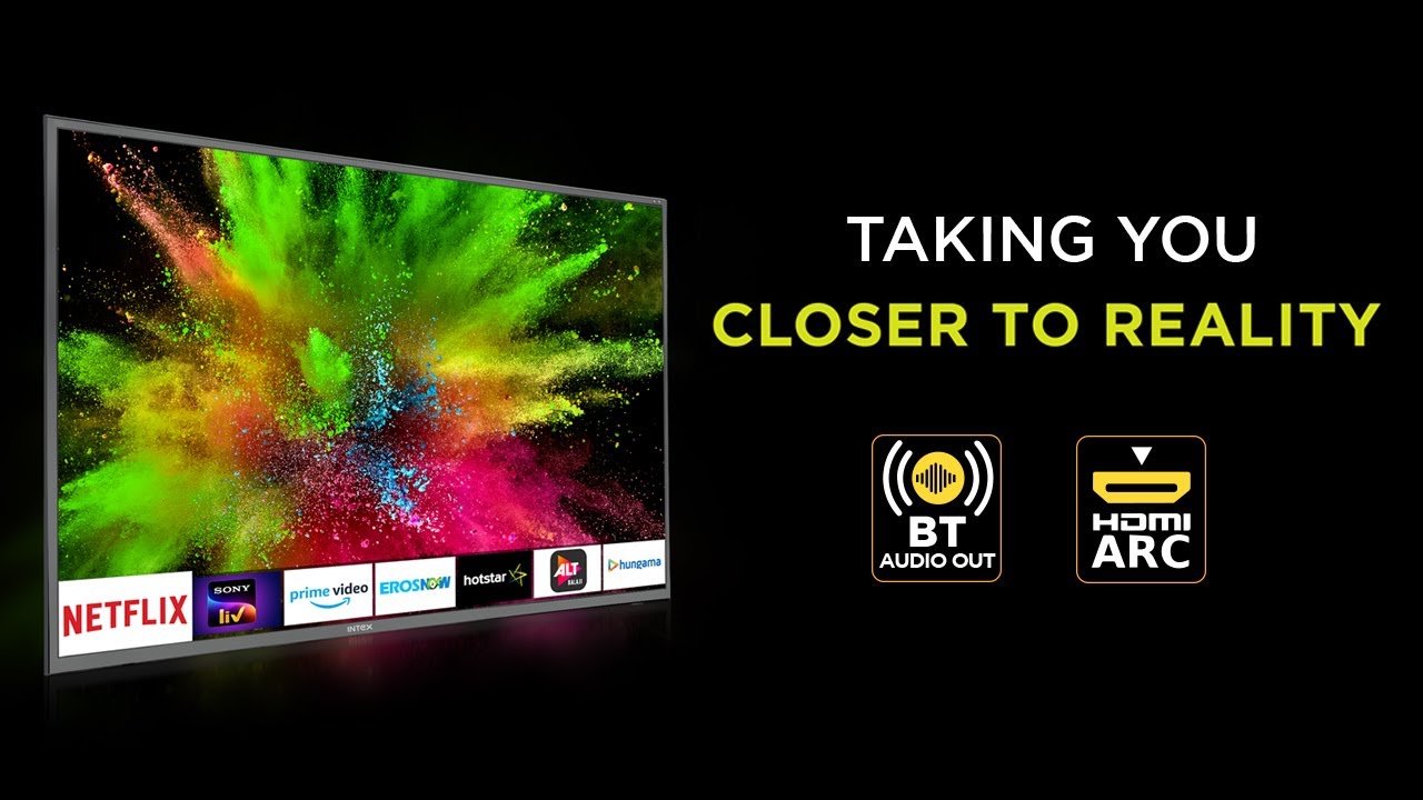 LEDSU5509 Big Screen Entertainment at Home Intex Smart TV Under Rs