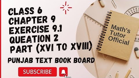 Class 6 Chapter 9 Exercise 9.1 Question 2 | Math
