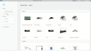 Set up Revit main screen