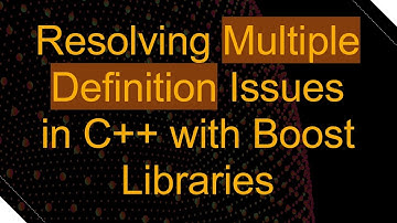 Resolving Multiple Definition Issues in C+ +  with Boost Libraries