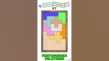 Not an image. #97 (Solution SETUP) Pentominoes Math Puzzle #mathchallenge #Shorts #puzzlegame