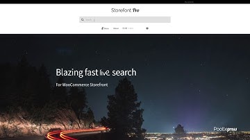 WooCommerce Storefront Pro Live Search