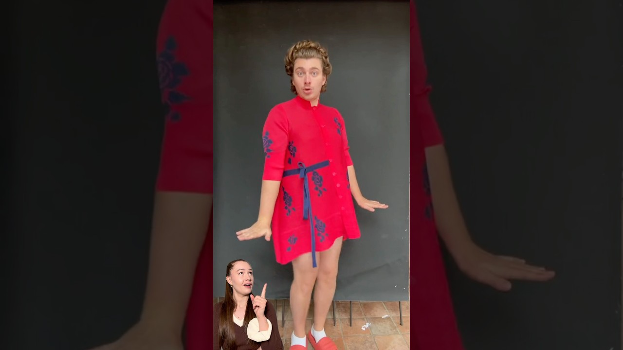 A dress that shocks 😱 I didn’t expect to see this 🤯