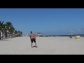 Hollywood beach frisbee  rob  gary bacon  nov 2016