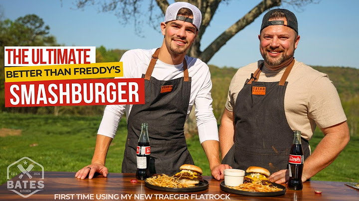 Is This The Ultimate Backyard Smashburger?  Freddy’s copycat recipe on the Traeger Flatrock