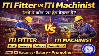 ITI Fitter vs ITI Machinist | कौन-सा ट्रेड बेहतर है ? 🔥 कौन-सा ट्रेड चुनें  | Job, Salary &amp; Scope