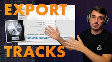 How to export tracks in LOGIC PRO | The right way