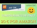 AskGfK PAGA ✅ Cheque regalo Amazon (20€) por hacer encuestas GRATIS