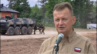 Manewry Wojskowe Na Podlasiu. Błaszczak Razem Jesteśmy Silniejsi