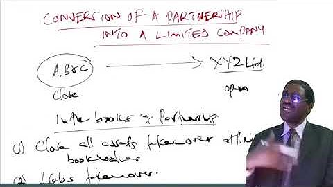 FR- CONVERSION OF PARTNERSHIP INTO A COMPANY -CALL 254722658875 FOR ONLINE CLASS/PRERECORDED VIDEOS