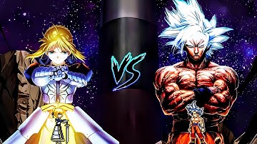 Artoria Saber Pendragon V2 OP (New) VS Son Goku US MUI V3.5 OP in Jump Force Mugen