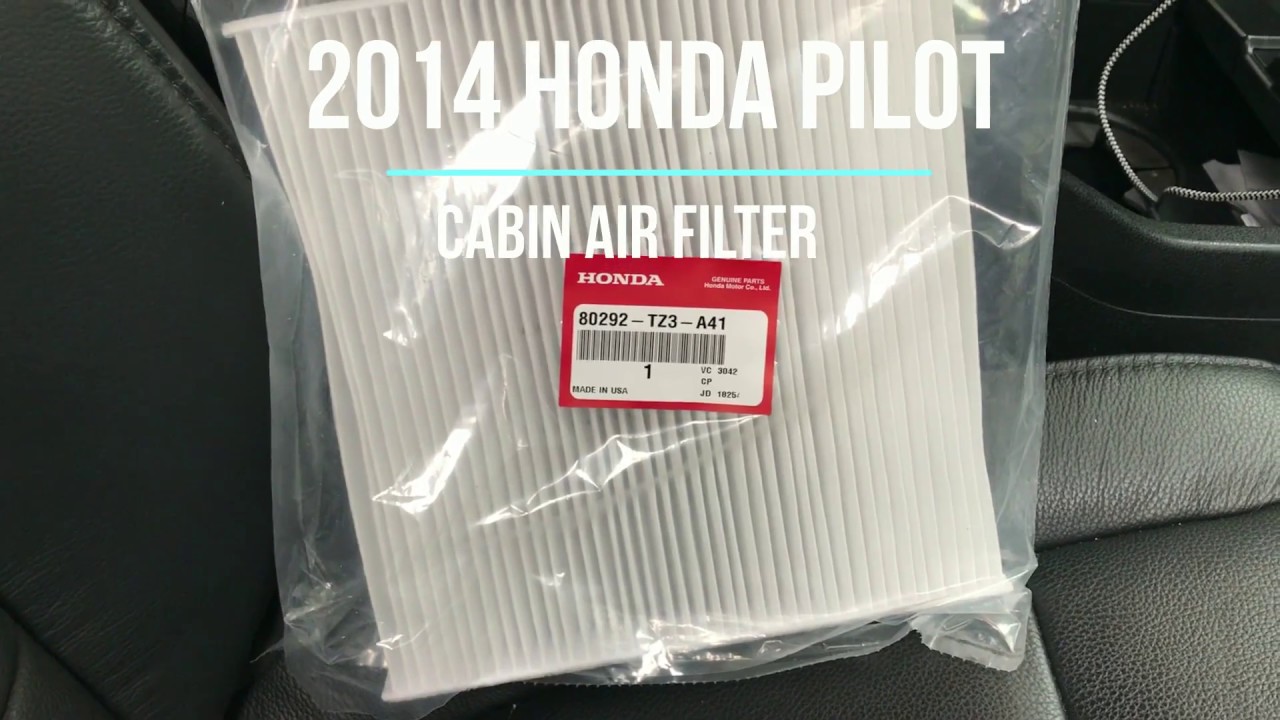 2014 Honda Pilot Cabin Air Filter - YouTube
