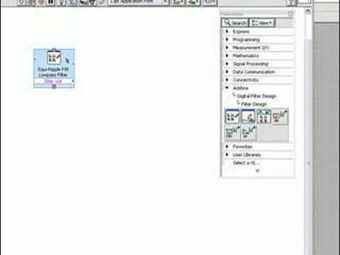 Digital Filter Design with LabVIEW (Text File Export) - YouTube