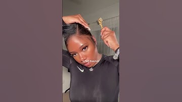 SLICK PONYTAIL 3 PART STYLE $10 HAIR🤯|| niyellej
