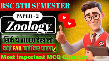 BSc 5th Zoology Exam (Paper 2) ZOO302 I Answer Key I 2025-26I DDU University Gkp part-1 Aksstudyzone