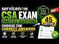 🚀 ServiceNow CSA Certification 2026 | 45 Real Exam Questions ✅ | Part 1 🔥