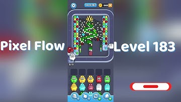 🎮 Pixel Flow Level 183 Walkthrough | Go Answer 🧩✨