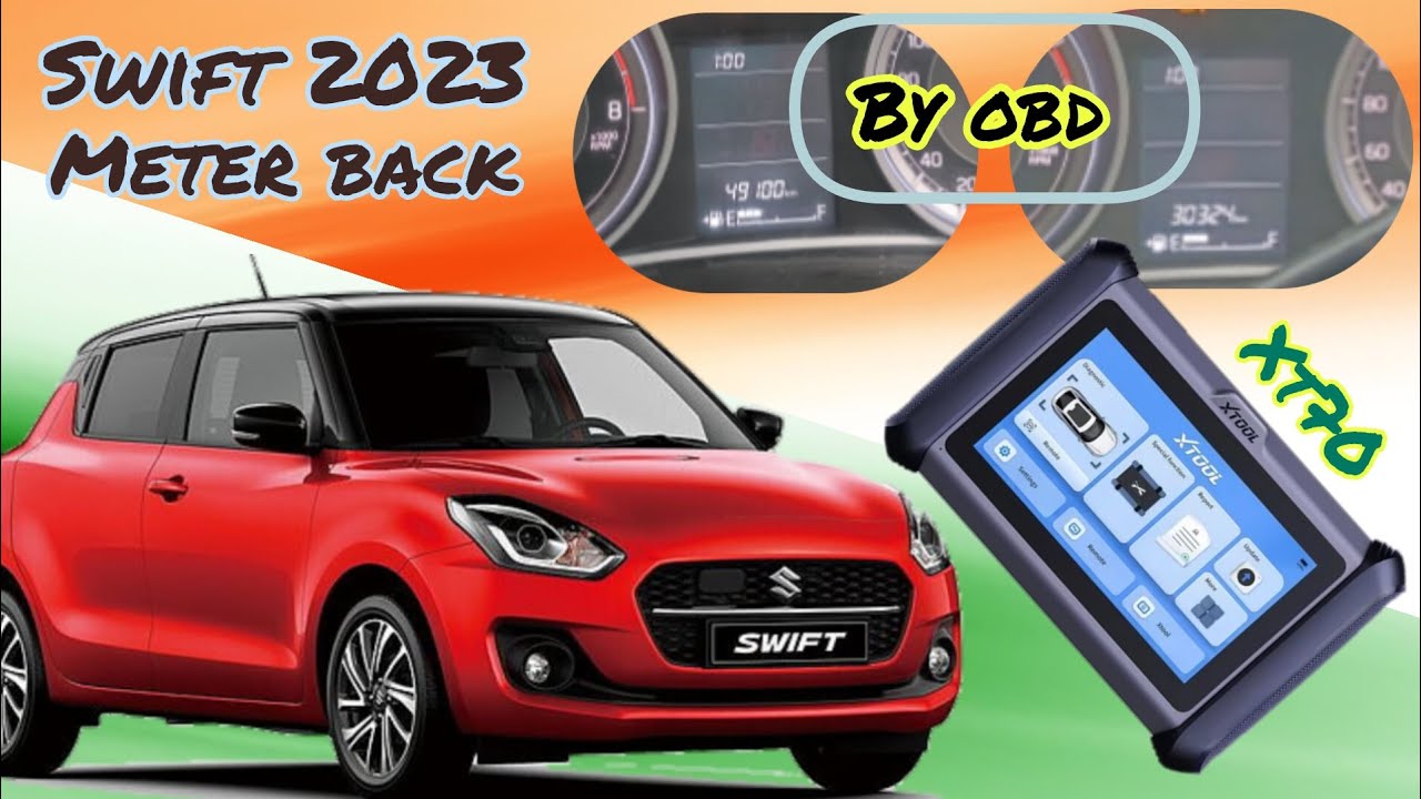 SWIFT 2023 METER BACK by OBD Xtool XT70