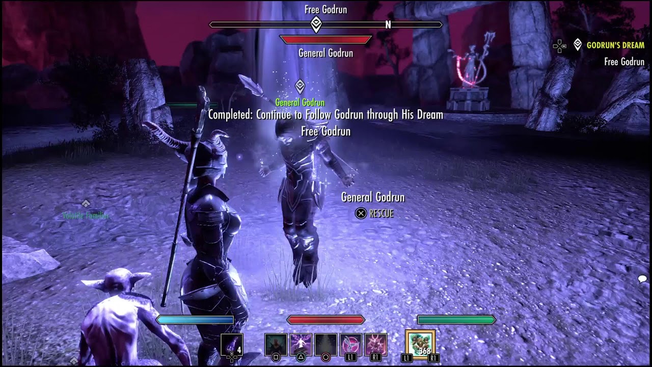 ELder ScroLLs OnLine Godrun's Dream Abbot Durak Map Location