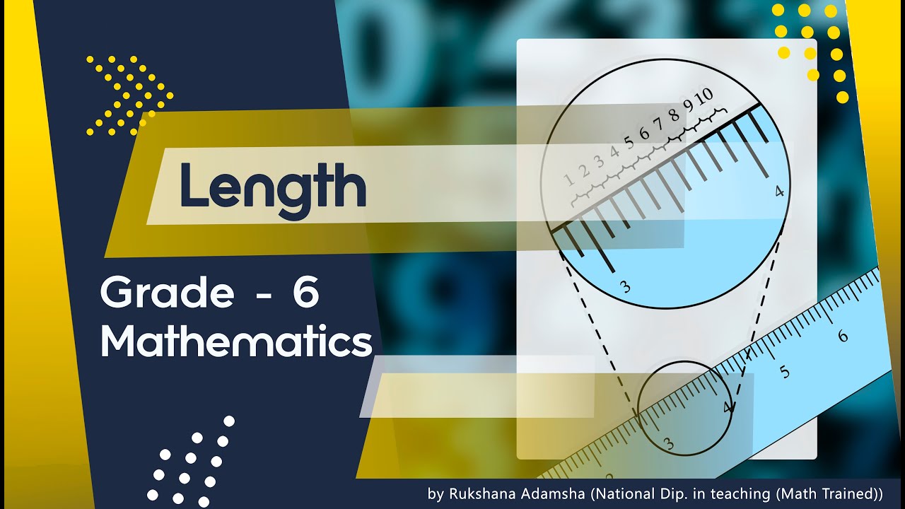 Length Grade 6 Mathematics National Curriculum English Medium