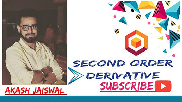 SECOND ORDER DERIVATIVE.( IMPORTANT QUESTIONS  FOR CLASS 12TH,IIT-JEE,CET-MHT & COMPETITIVE EXAMS.