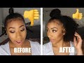 ♥ Protective Styling 🙆🏽How to Install Natural Curly Clip-Ins - HerGivenHair ♥︎