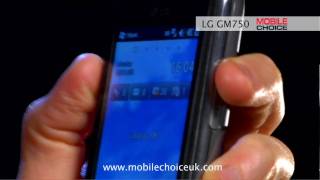 How to use the LG GM750