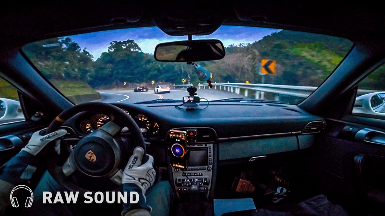 The Last Analog Peak: Manual 997 GT3 chasing 296 GTB & 992 GT3 | Cinematic Touge