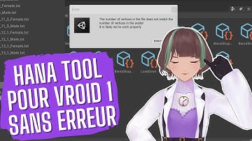 TUTO | Comment exporter son avatar VRoid 1.0 vers Unity pour le tracking iphone avec Hana Tool V3