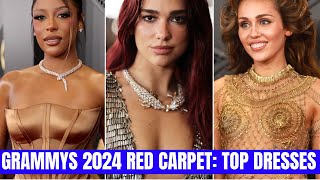Grammy Awards 2024 red carpet