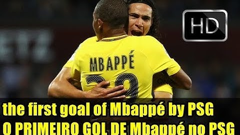 The first goal of Mbappé by PSG - Mbappé marca em sua estreia pelo PSG