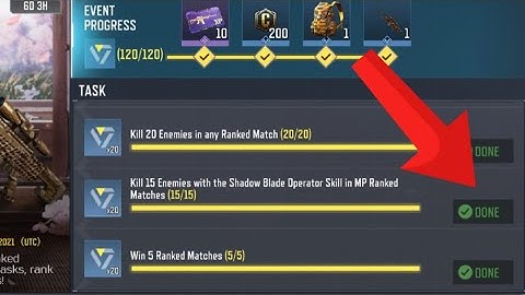 Call Of Duty Mobile Kill 15 Enemies with the Shadow Blade Operator Skill in MP Ranked Matches