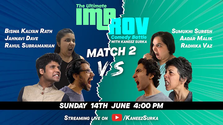 Improv Battle Match 2 Feat.  @yokalyanyo  @SumukhiSuresh  @Aadar   and more.