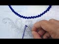 Hand Embroidery, Easy Neck Design for Dresses, Neck Line Embroidery