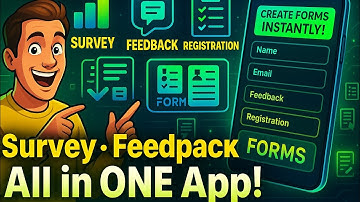 Survey, Feedback, Registration Forms in One App | Chatspromo Form Creator