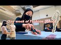 Week in my life at fashion school  nyc fashion student parsons art school vlog