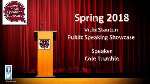 Vicki Stanton Public Speaking Showcase Spring 2018...