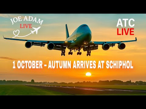 ๐ด Live: First Autumn Arrivals at Amsterdam Schiphol Airport | Oct 1st, 2025