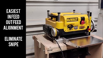 How to Align Planer In Feed/Out Feed Tables