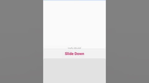 Video output of using BottomSheetBehavior in Android | Kotlin
