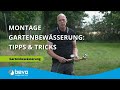 Montage Gartenbewässerung: Tipps & Tricks